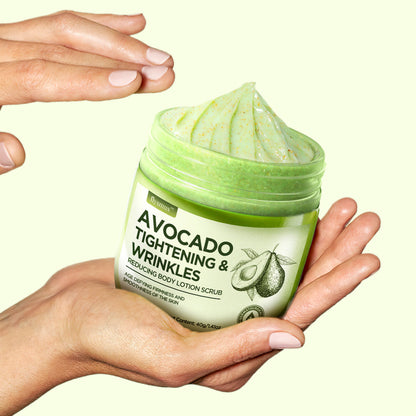 flysmus™ Avocado Straffendes & Falten reduzierendes Körperlotion-Peeling (🇩🇪 DDG Recommended)