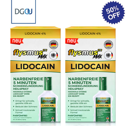 🇩🇪🌐Offizieller Shop: flysmus™ Lidocain 5-Minuten Schmerzlinderung Heilspray👨‍⚕️DGOU Genehmigt✅Reduzierung von Gelenkschwellungen, Schmerzen, Steifheit, Rötungen, Wärme, Empfindlichkeit und Gelenkermüdung