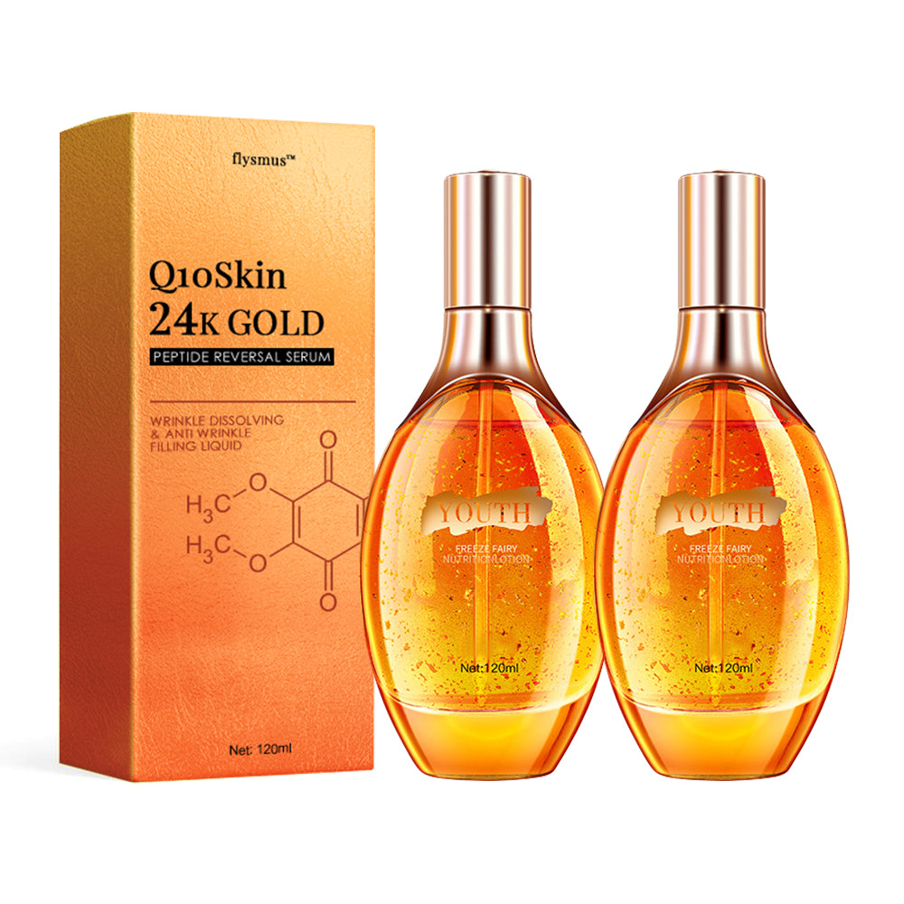 flysmus™ Q10Skin 24K Gold Peptid Umkehr Serum