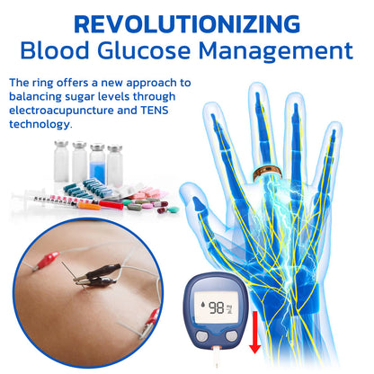 Remifa™ SugarRing Gesundheitskontrolle Elektroakupunktur-Ring