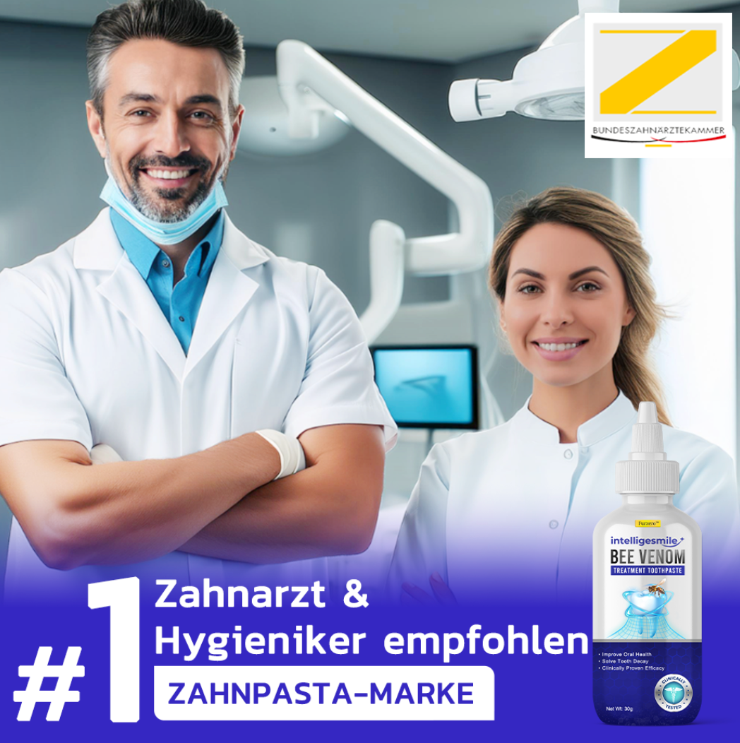 🇩🇪Furzero™ IntelligeSmile Zahnpasta mit Bienengift 🐝 (BZÄK / KZBV) Zugelassen