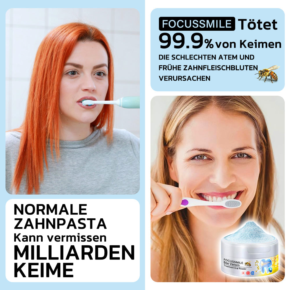 🦷 Furzero™ Focussmile Bienengiftbehandlung Pulver zum Einnehmen (🇩🇪 BZÄK Zugelassen)