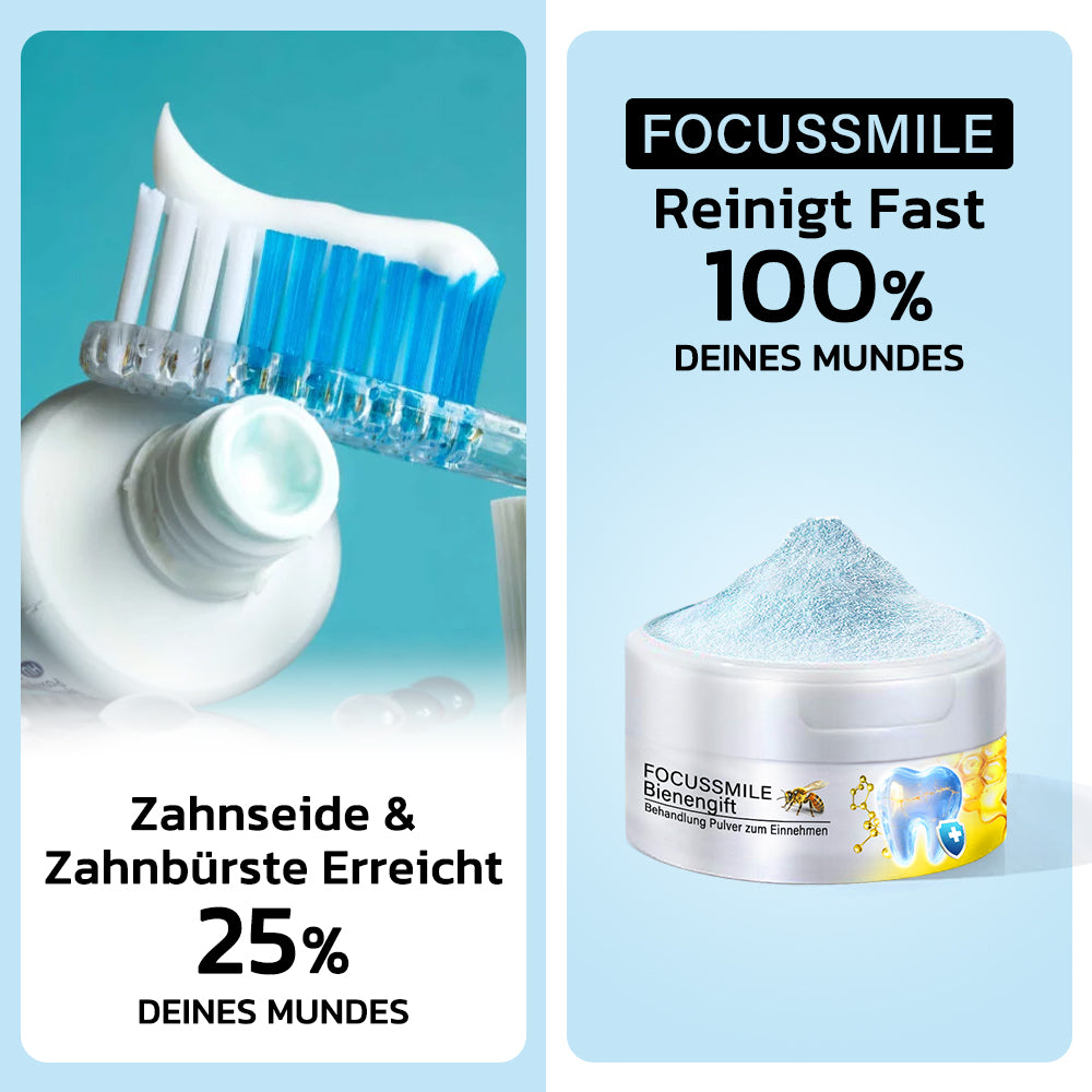 🦷 Furzero™ Focussmile Bienengiftbehandlung Pulver zum Einnehmen (🇩🇪 BZÄK Zugelassen)