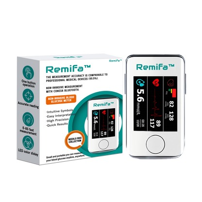 🩸【OFFICIAL STORE】Remifa™ Präzisions-Glukoseüberwachung Premium 👨‍⚕️Non-invasives medizinisches Gerät + exklusives Geschenk [99.9% Genauigkeit]