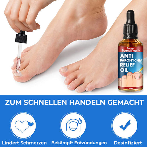 Deutsch ZehennagelPlus™ Anti Paronychia Hilfe Öl